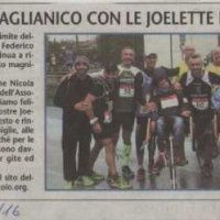 Gli angeli della corsa a Gaglianico con le joelette da Il Biellese del 28/10/2016