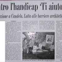 Contro l'handicap «Ti Aiuto Io» da Eco di Biella del 07/04/2003,,