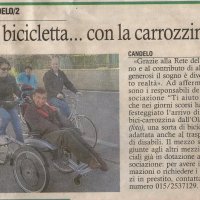 In bicicletta... con la carrozzella da Eco di Biella del 12/01/2015,,