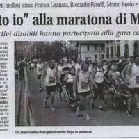 «Ti aiuto io» alla maratona di Milano da La Provincia del 10/04/2013