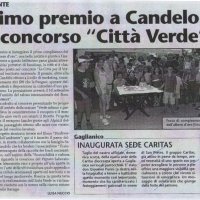 Primo premio a Candelo al concorso «Città Verde» da Il Biellese del 13/06/2010