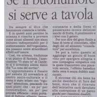 Se il buon umore si serve a tavola da Il Biellese del 18/11/203