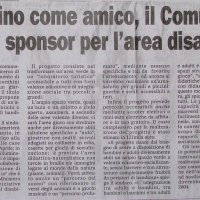Giardino come amico da  il comune cerca sponsor per l'area
