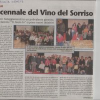 Decennale del Vino del Sorriso da Il Biellese dello 01/11/2016
