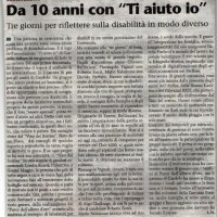Da 10 anni con «Ti Aiuto Io» da Il Biellese del 14/06/2014