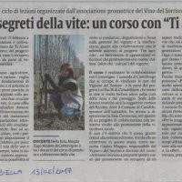 Tuitti i segreti della vite: un corso con «ti aiuto io» da Eco di Biella del 13/02/2017,,