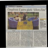Completato il parco giochi «Albero d'oro» da Eco di Biella del 16/07/2009,,