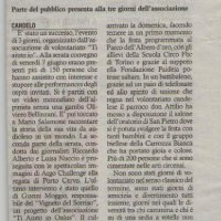 «Ti aiuto io»   i primi 10 anni Già in cantiere raccolta fondi da Eco di Biella del 17/06/2013,,