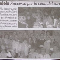 Successo per la Cena del Sorriso da La Provincia del 26/11/2003