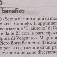 Concerto benefico da La Provincia del 21/042004