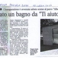 Donato un bagno da «Ti aiuto io» da La Nuova Provincia del 08/07/2017
